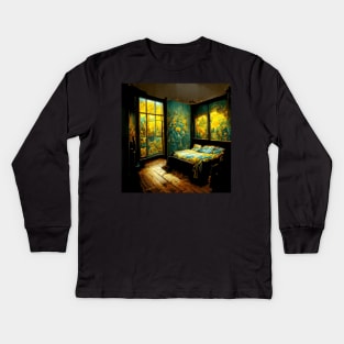 Illustrations inspired by Vincent van Gogh Kids Long Sleeve T-Shirt